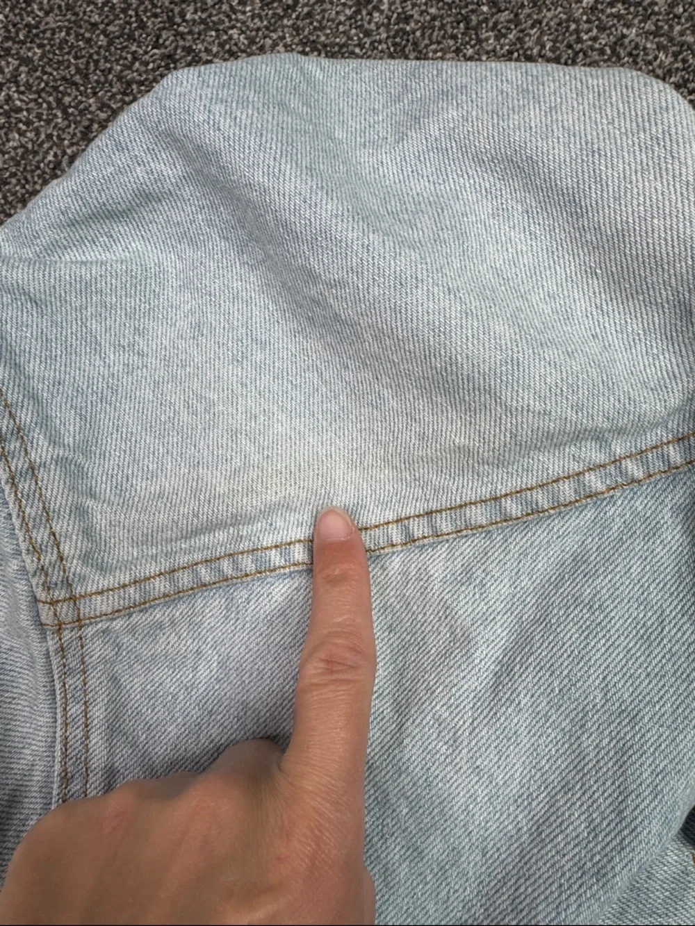 Vintage Levi's Denim Trucker Jacket 57508-0212 Size XL